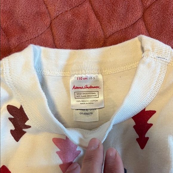 Hanna Andersson Multicolor Tree Print Kids Pajama Set - Picture 2 of 3